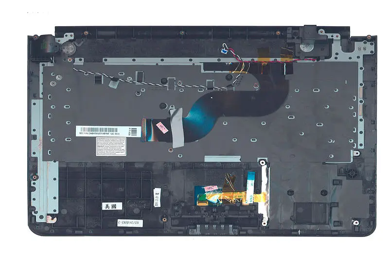 Клавіатура для ноутбука Samsung (RC420) Black, (Gray TopCase) - фото 2