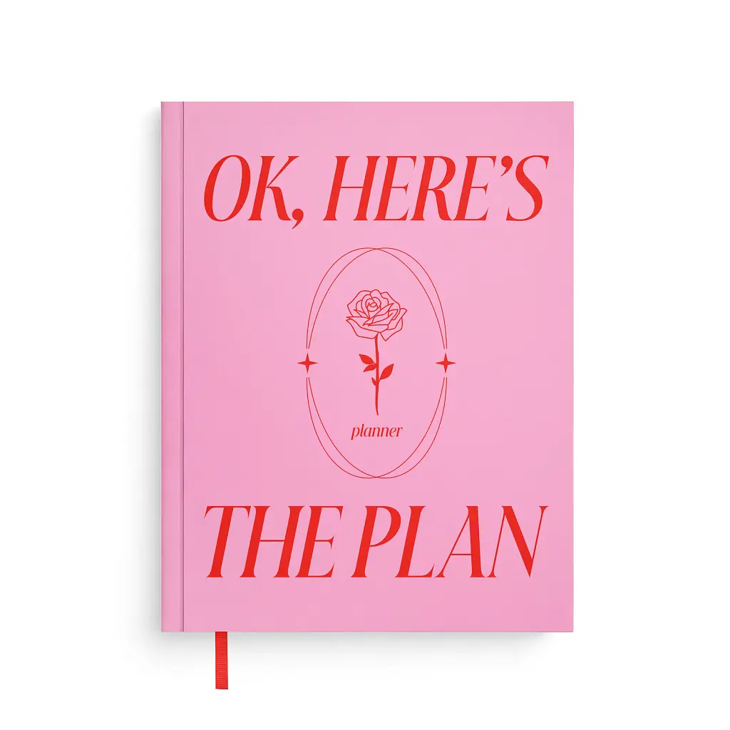 Планер Orner "HERE'S THE PLAN" рожевий