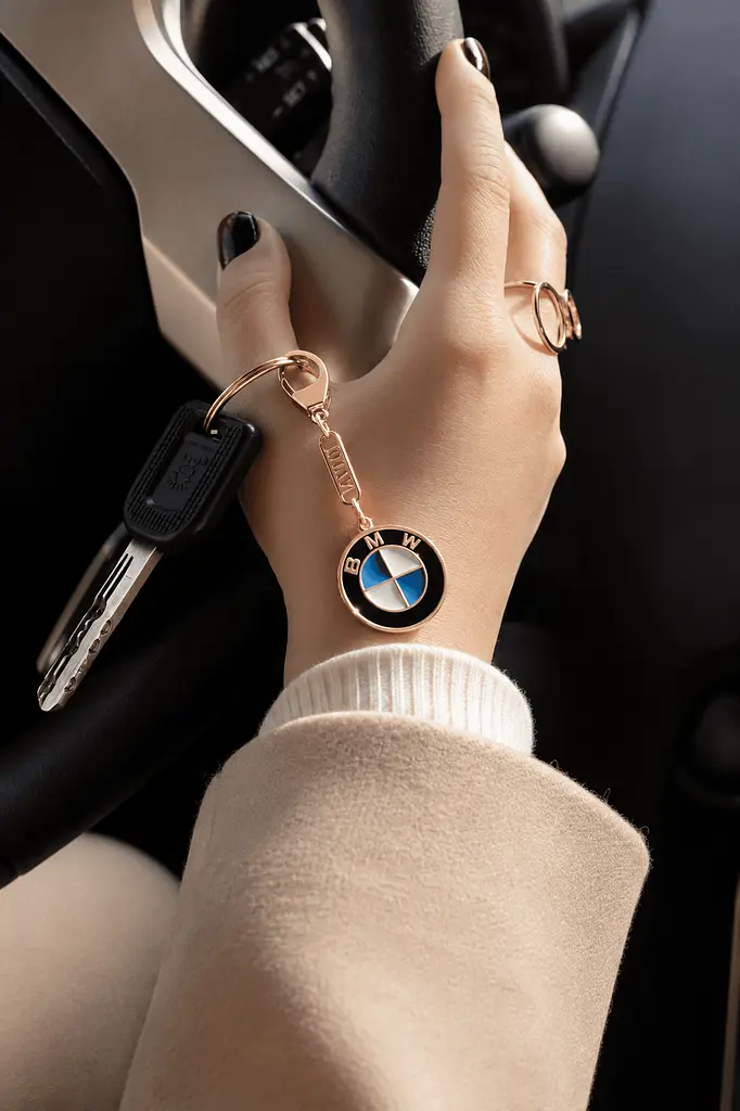 Брелок з червоного золота BMW (БМВ) (з9013.1) - фото 4