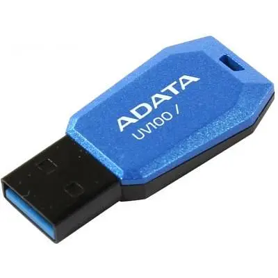 USB флеш накопичувач ADATA 32GB DashDrive UV100 Blue USB 2.0 (AUV100-32G-RBL) - фото 2
