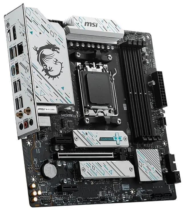 Материнська плата MSI B650M GAMING PLUS WIFI (B650M GAMING PLUS WIFI) (Socket AM5, AMD B650, Micro-ATX) Б/в - фото 3