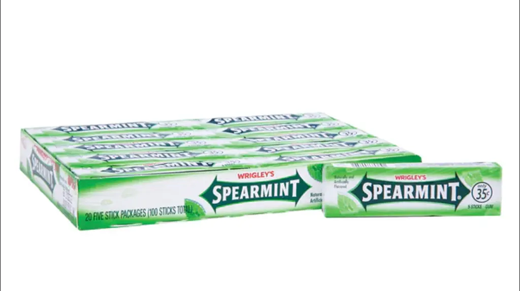 Упаковка жувальних гумок Wrigley's Spearmint Chewing Gum 200 шт. - фото 4
