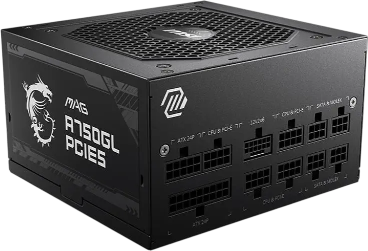 Блок живлення MSI MAG A750GL PCIE5 750W 80+ Gold (MAG A750GL PCIE5) - фото 3