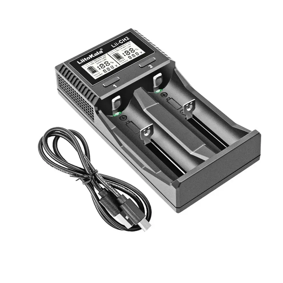 Універсальний зарядний пристрій LiitoKala Lii-CH2 5V 2A на 2 канали - фото 2