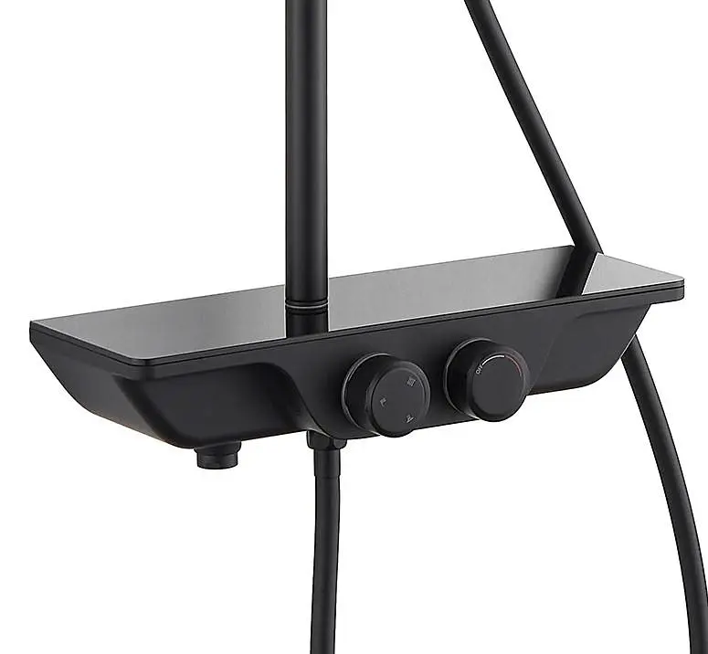 Душова система Dusel Marella Black (247307000), Чорний матовий - фото 6