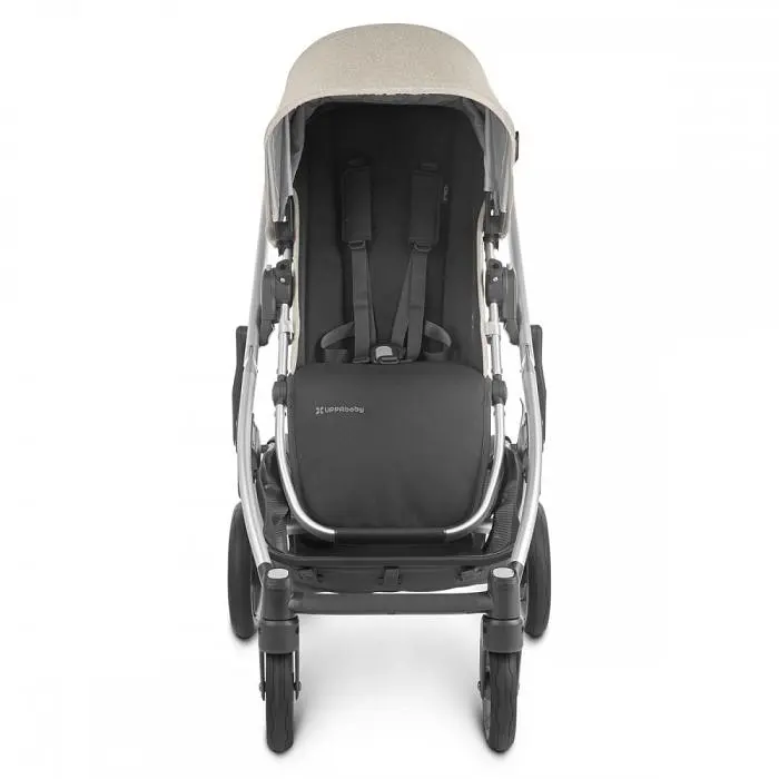 Прогулянкова коляска Uppababy Cruz V2 - Declan + Люлька Uppababy Carrycot-Declan-Oat Melange Silver Frame - фото 2