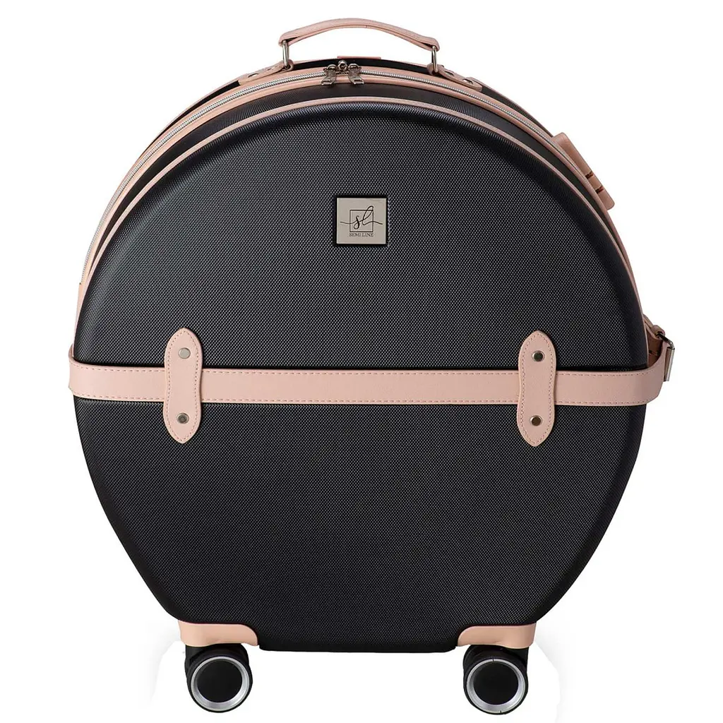 Валіза Semi Line 20" (S) Black/Pink Cream (T5671-2) - фото 4