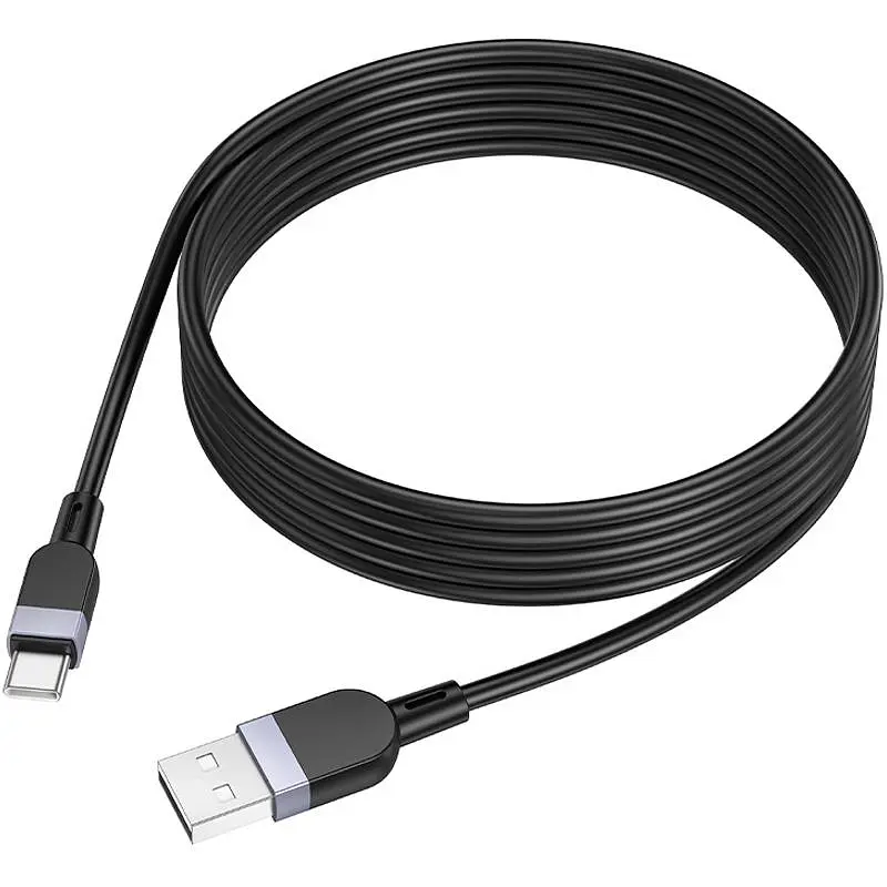 Дата кабель Hoco X109 Energy силиконовый USB-C (2 м) черный - фото 3
