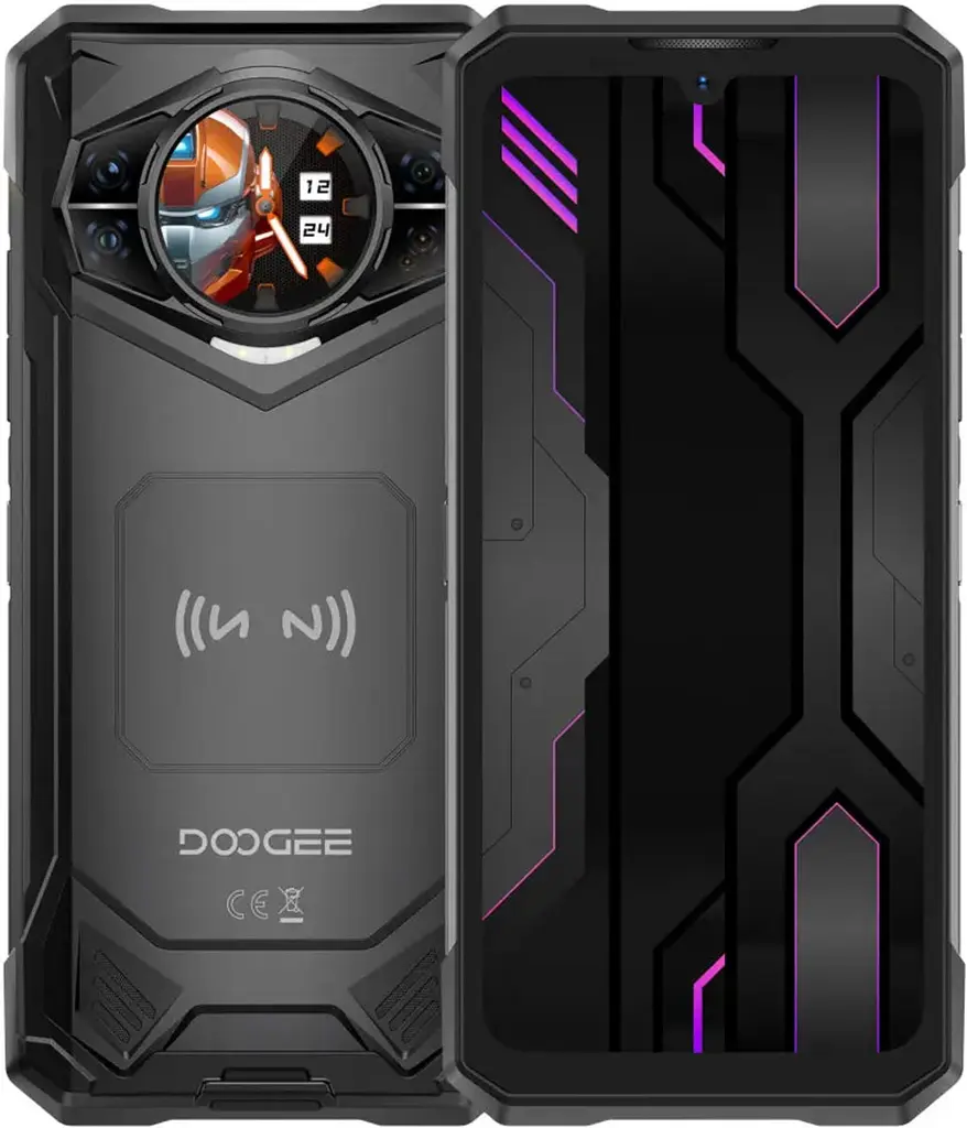 Смартфон DOOGEE S200X VIP Edition 5G 12/512GB Black Samurai Навушники - фото 2