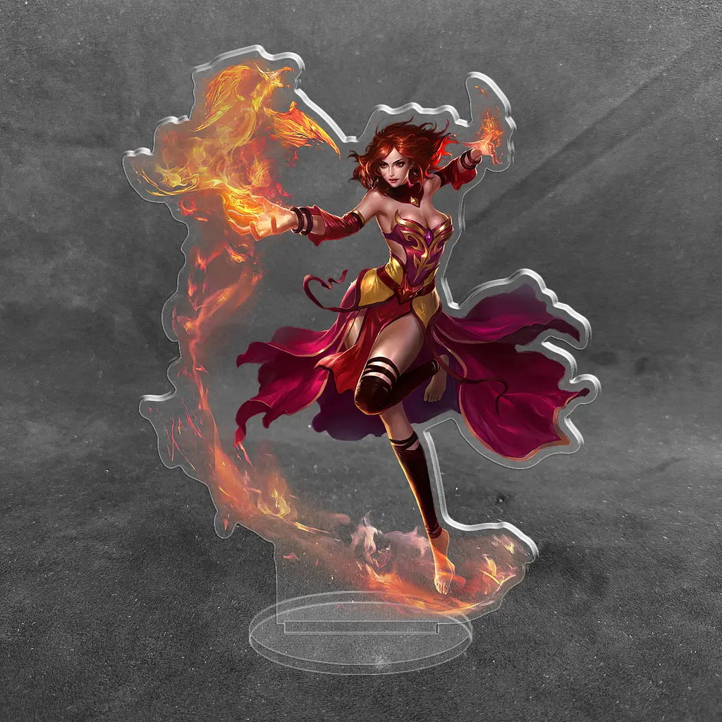 Акрилова колекційна фігурка Dota 2 Lina 1 15 см - фото 2