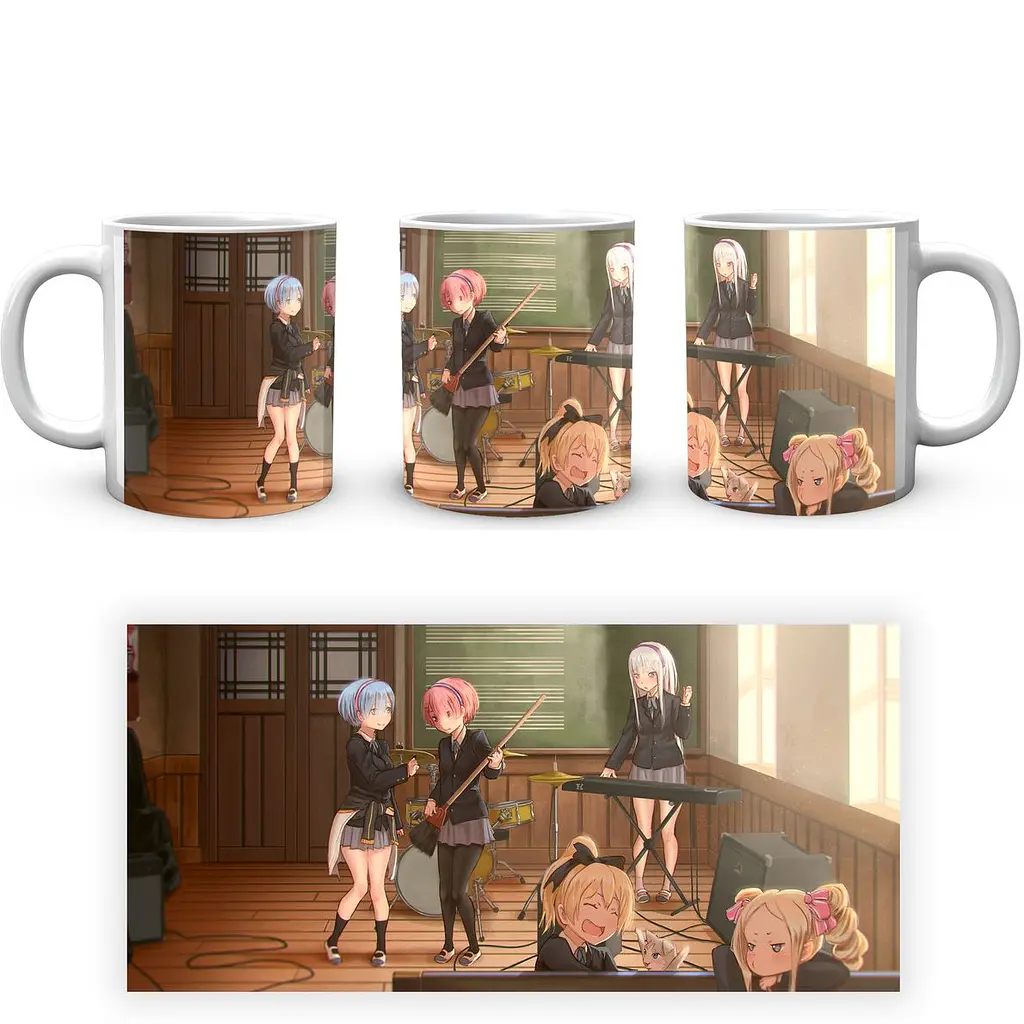 Кружка GeekLand Re:Zero. Жизнь с нуля в альтернативном мире RZ 02.014 330 мл белая - фото 4