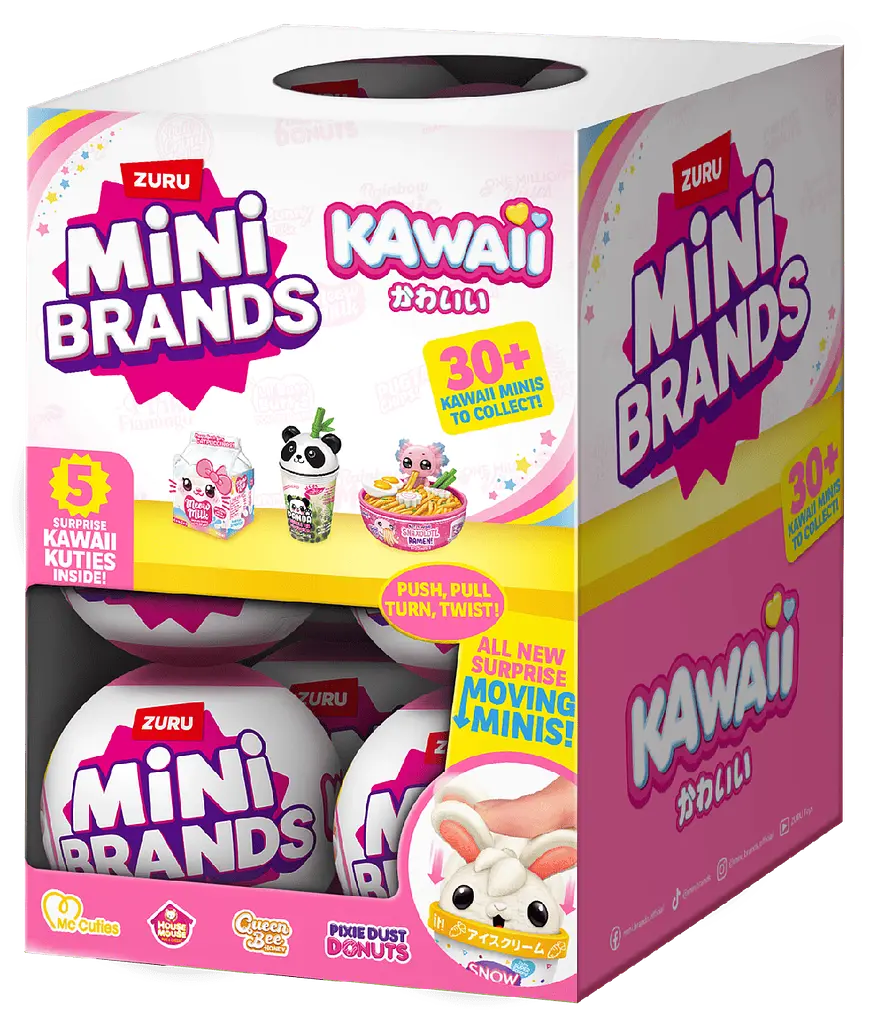 Ігровий набір Zuru Mini Brands Kawaii Фігурки-сюрпризи (77624GQ1) - комплект - упаковка з 13 штук - фото 5