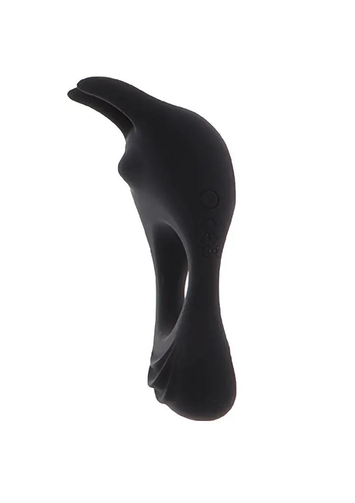 Ерекційне кільце ToyJoy Ivy Lotus C-Ring, 10 см (чорний) - фото 4