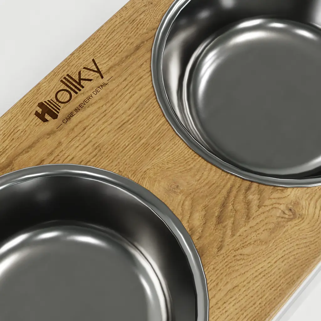 Hollky Base XXL40 — миски на підставці для дуже великих собак (2 × 2,8 л) - фото 8