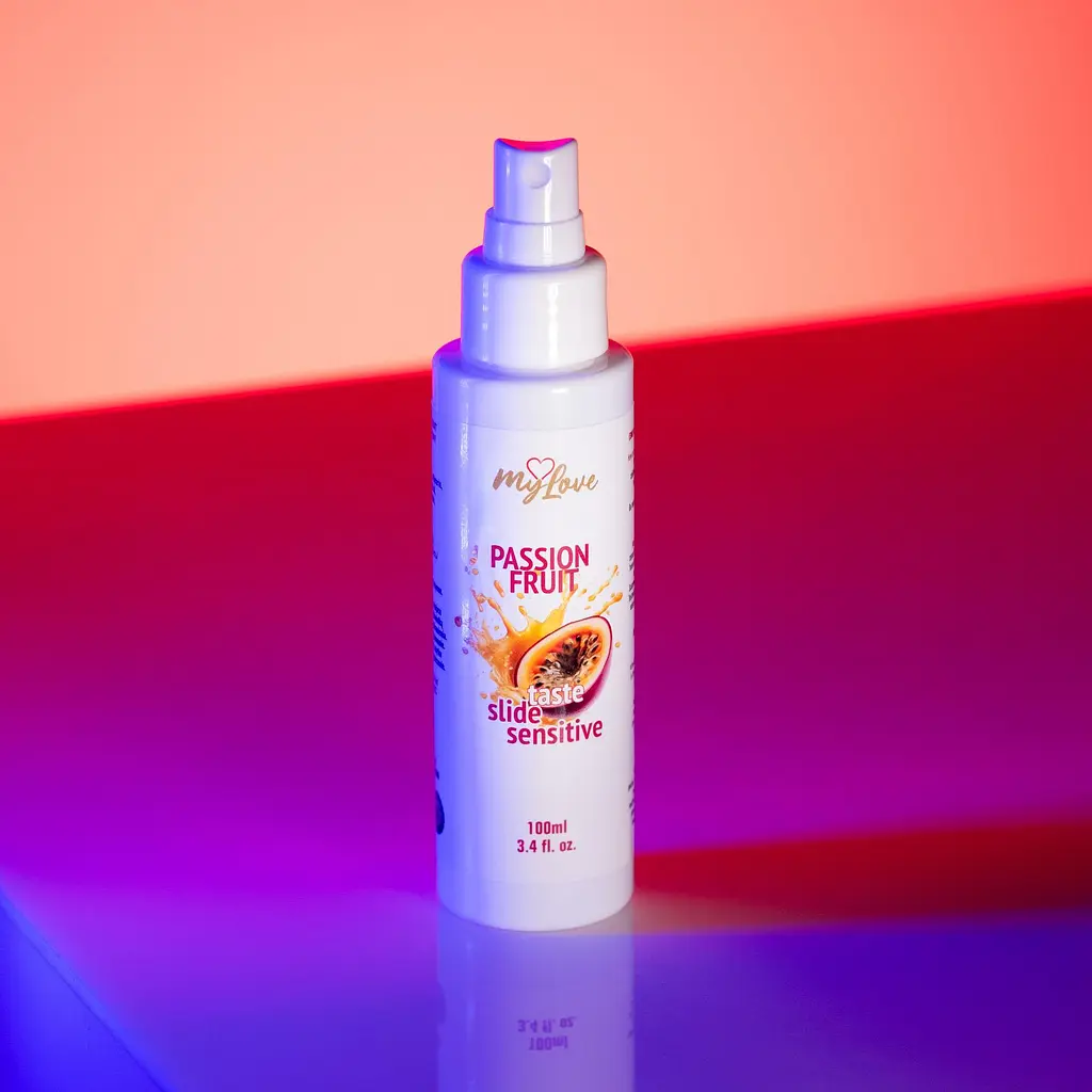 Лубрикант на водній основі MyLove Taste Slide Sensitive Passion Fruit, 100 мл - фото 6
