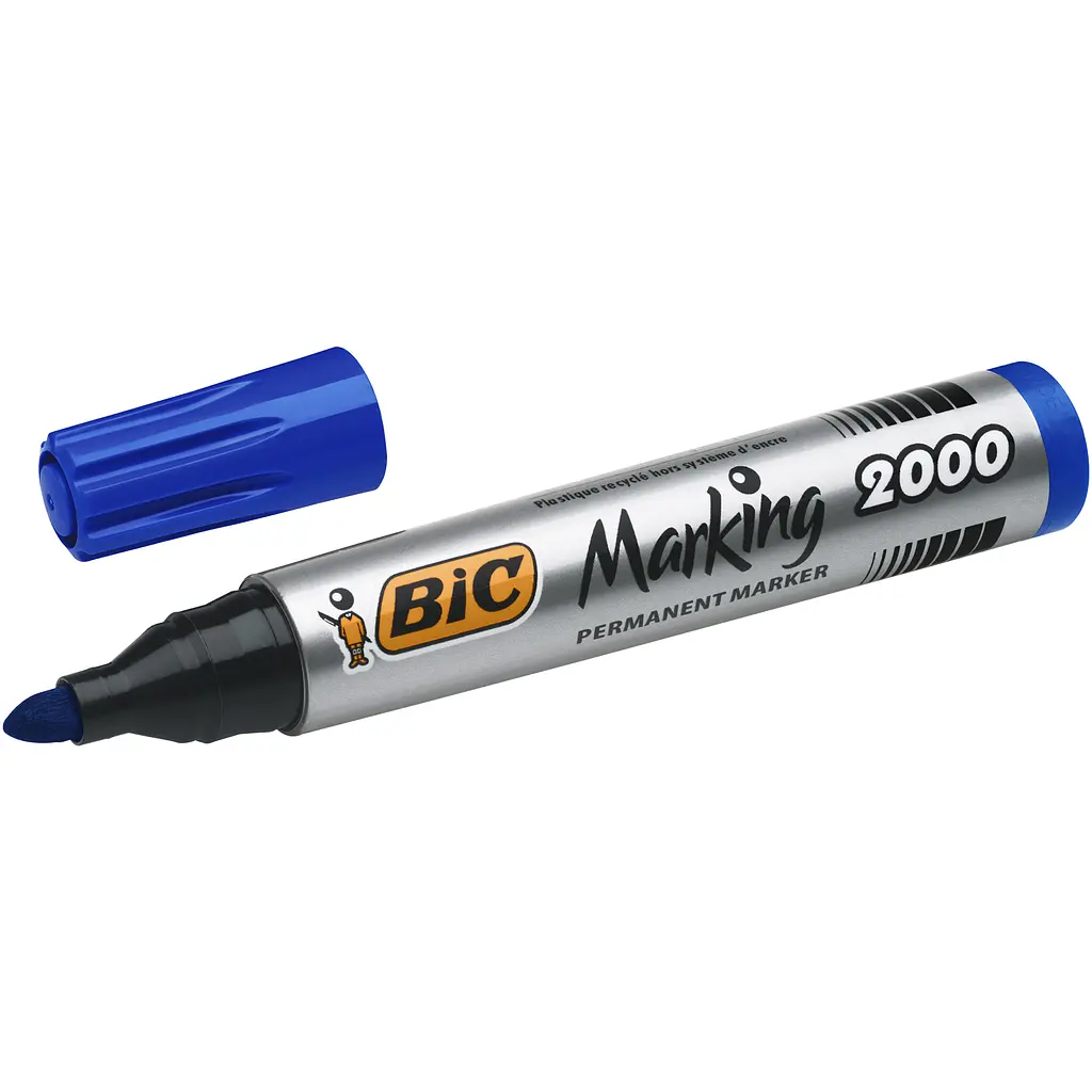 Маркер перманентний BIC Marking 2000 ECOlutions 1 шт. синій (8209143) - фото 3