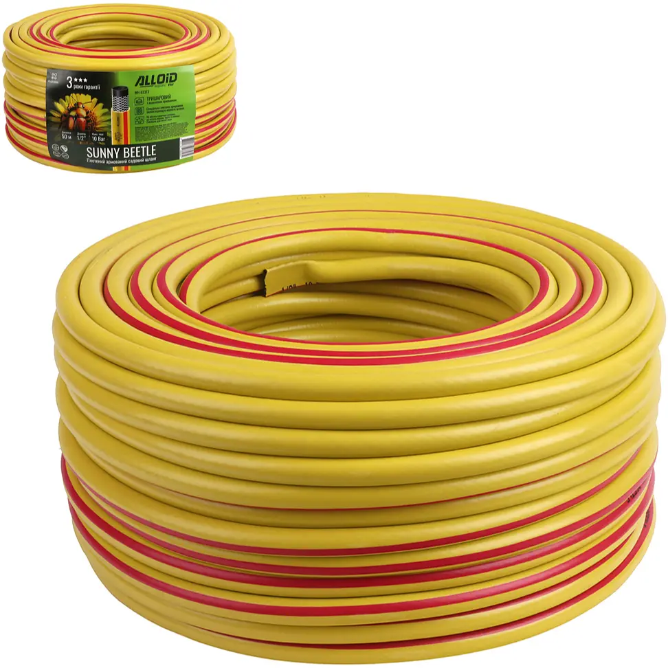 Шланг Alloid Sunny Beetle армований 3-х шаровий 1/2'' 50 м (WH-63312) - фото 5