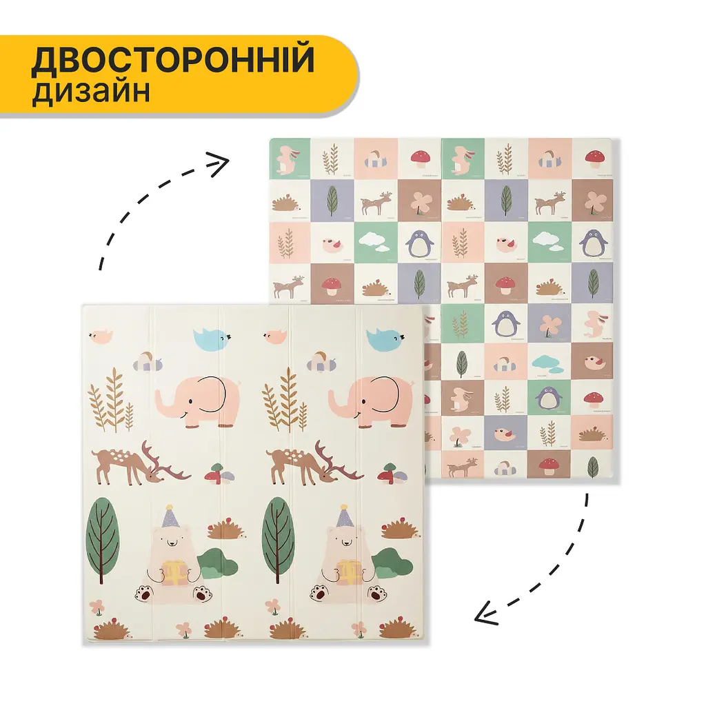 Дитячий ігровий килимок LEOBRO 150 x 180 x 1 см (LB-1020) - фото 4