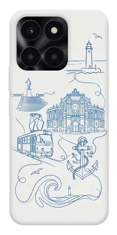 TPU чохол Demsky Southern pearl для Huawei Honor X6a