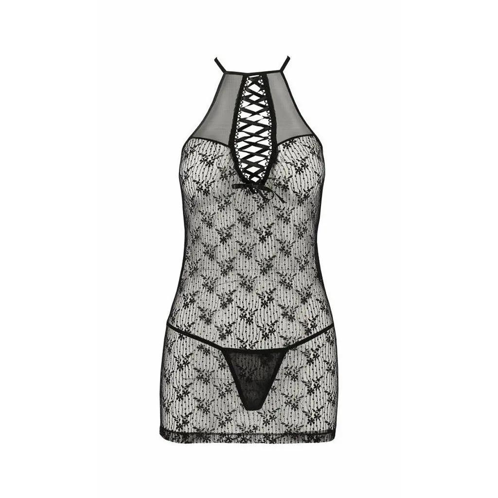 Полупрозрачная сорочка AZALIA CHEMISE black Passion L/XL - фото 5