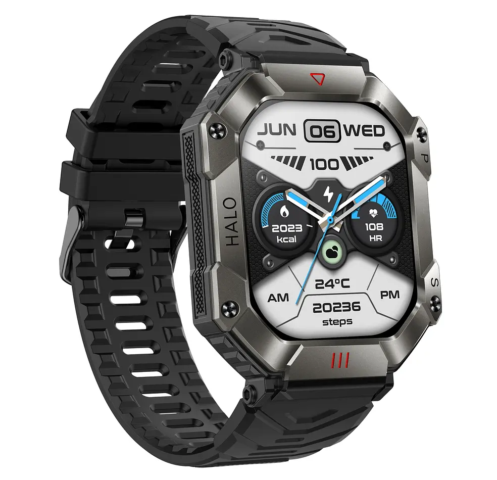 Часы Smart Racer K+ Black с компасом - фото 3