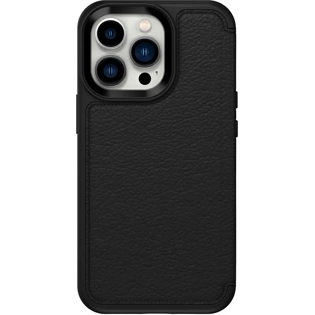Оригинальный чехол книжка OtterBox Strada кожаный противоударный для iPhone 13 Pro Black (77-85796) - фото 6