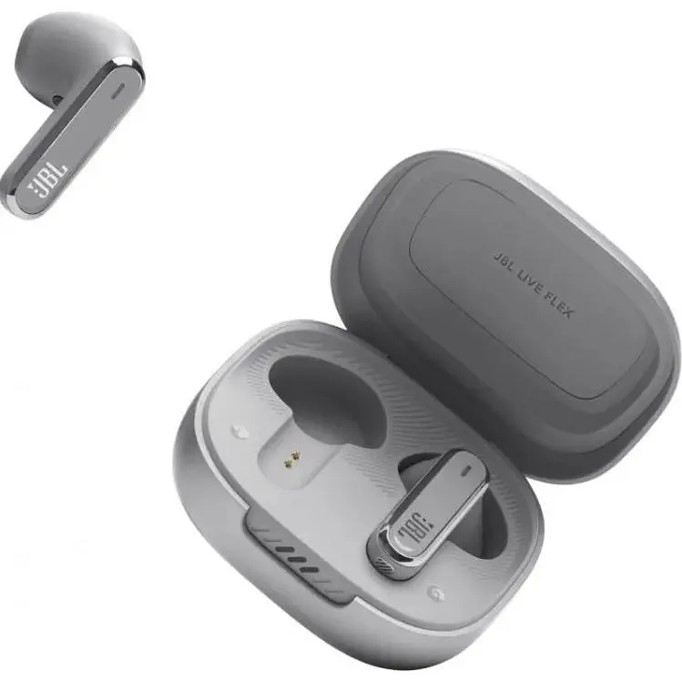 Беспроводные наушники JBL Live Flex Silver (JBLLIVEFLEXSVR) серебристые - фото 6