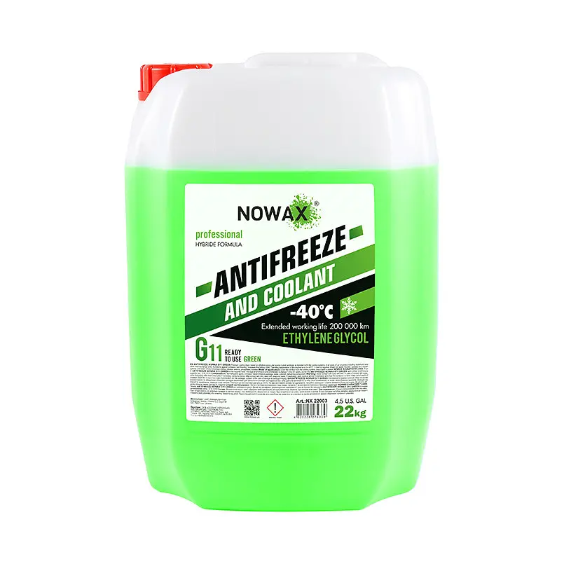 Антифриз Nowax Antifreezee G11 Green готовый раствор 22 кг (NX22003) - фото 2