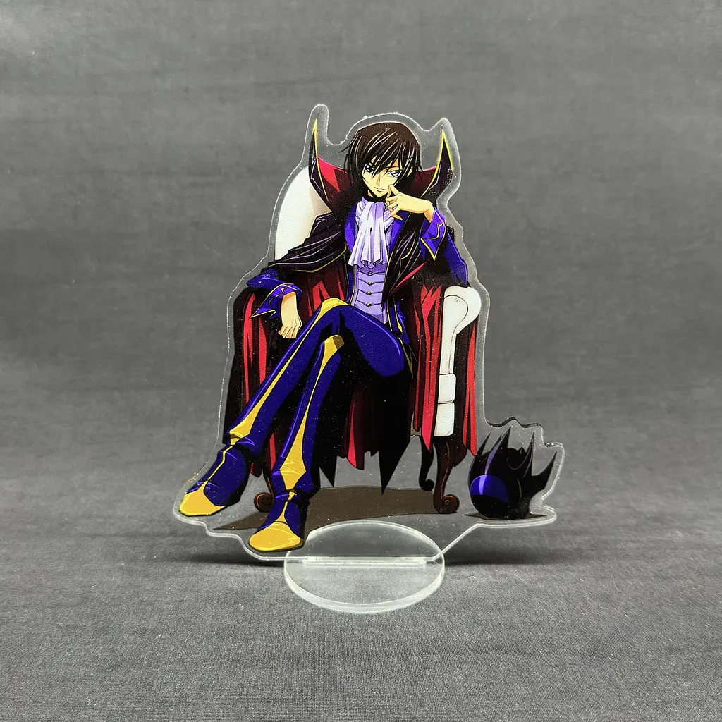 Акрилова колекційна фігурка Чібі Chibi Code Geass - Код Гіас: Повсталий Лелуш (Лелуш Ламперуж) 15 см
