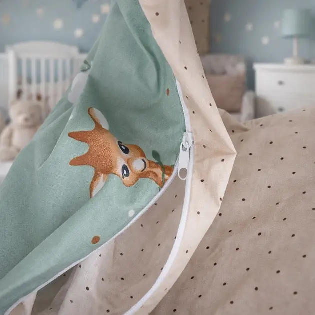 Дитяча постільна білизна JUNIOR Poplin Line Kids Giraffe (2200012796849) - фото 6