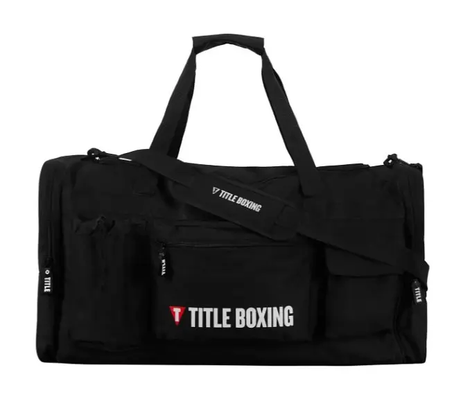 Спортивна сумка TITLE Boxing Deluxe Gear Bag Black (TBAG45 BK/BK) - фото 3