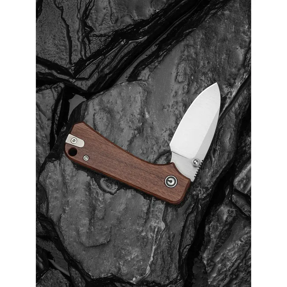 Ніж складаний кишеньковий Civivi Baby Banter Slip Joint (6 см) Nitro-V / Wood натуральний - фото 10