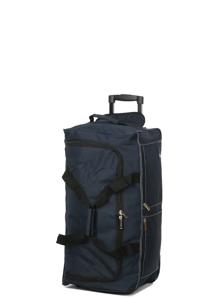 Дорожня сумка на колесах гігант Worldline Airtex 850/80 поліестер XL Темно-синій - фото 10