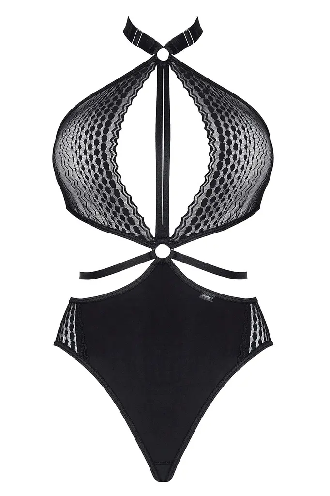 Боді Demoniq LadyX Perla XL чорний - фото 7