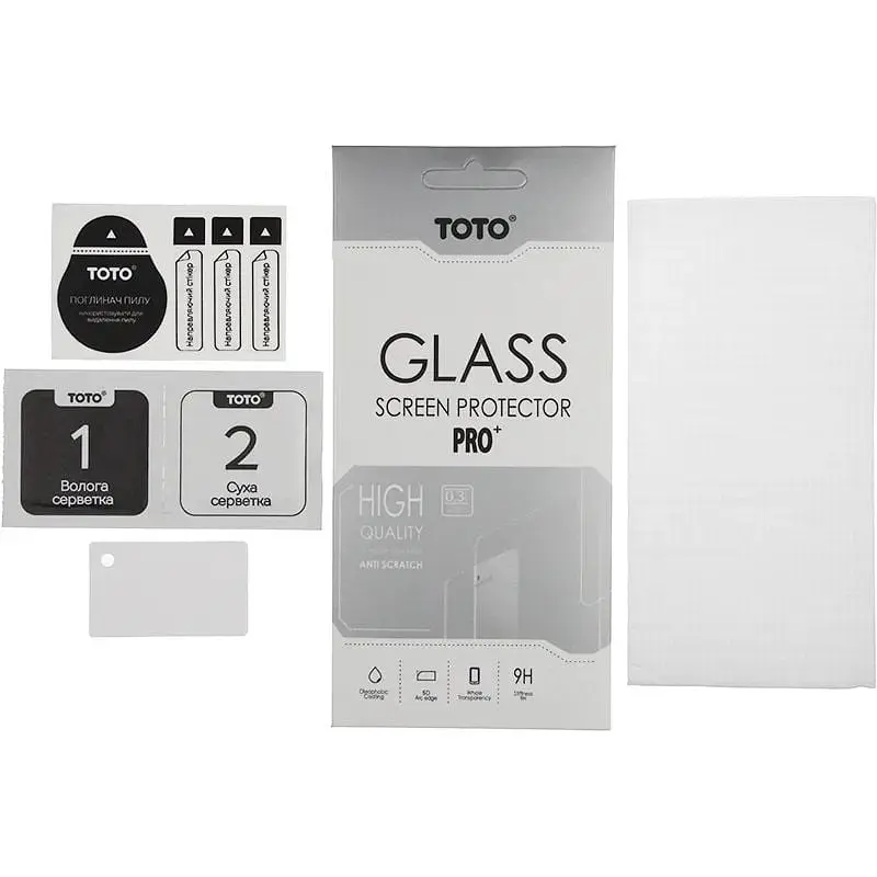 Защитное стекло Toto 5D Full Cover Tempered Glass Samsung Galaxy A30/A30s/A50/A50s Black - фото 3