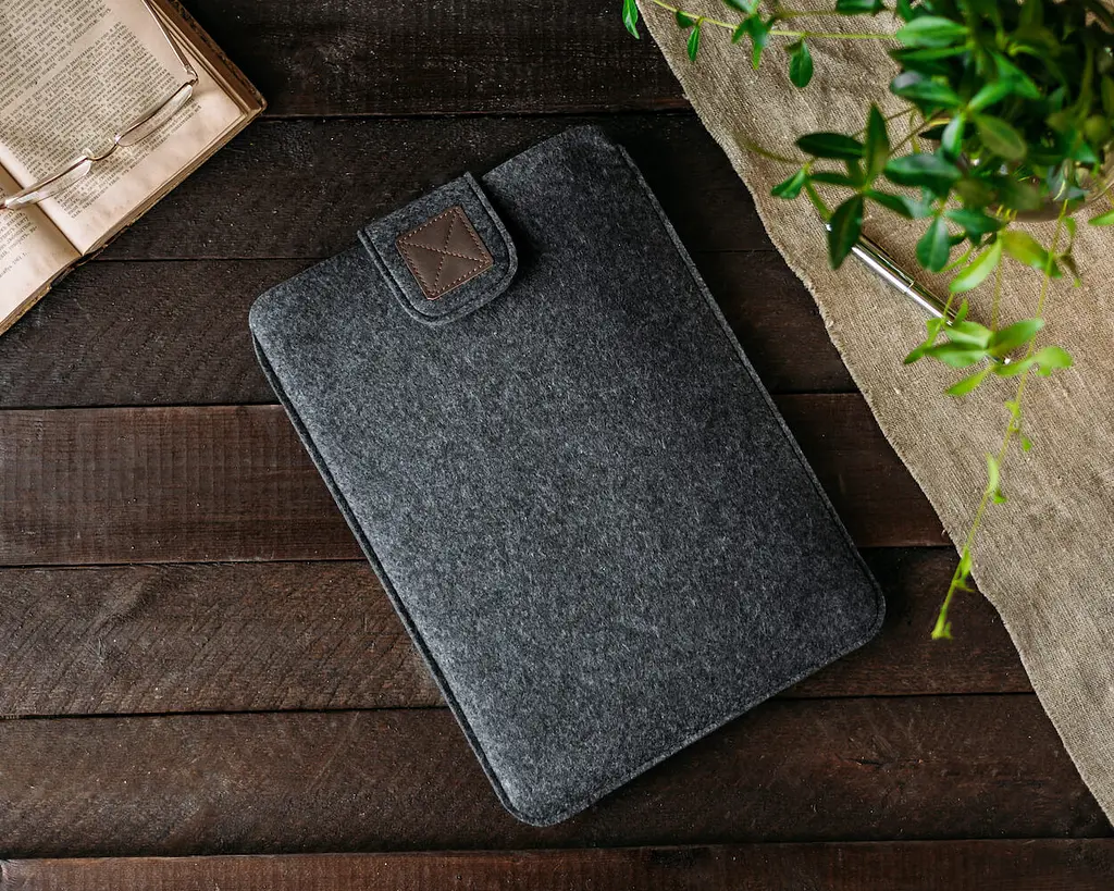 Чохол для ноутбука Gmakin для Macbook Pro 14 темно-сірий, на застібці (GM56-14) - фото 5