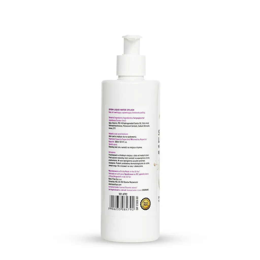 Лубрикант Boys Of Toys MyLove Sperm Liquid Water Splash імітатор сперми, 300 мл - фото 8