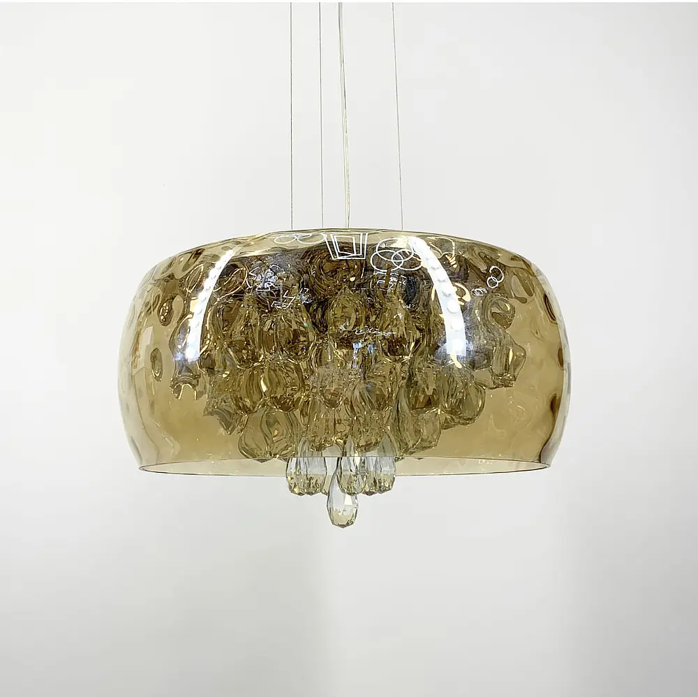 Дизайнерская люстра с каплями Line.F 0822 L - фото 9