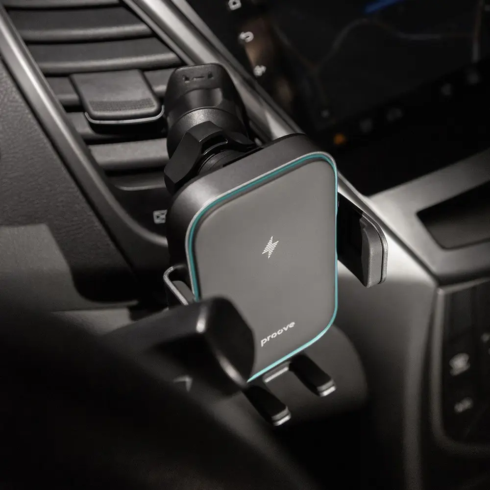 Автомобільний тримач з Бездротовим ЗП Proove Triple Clamp Pro 15W - фото 5