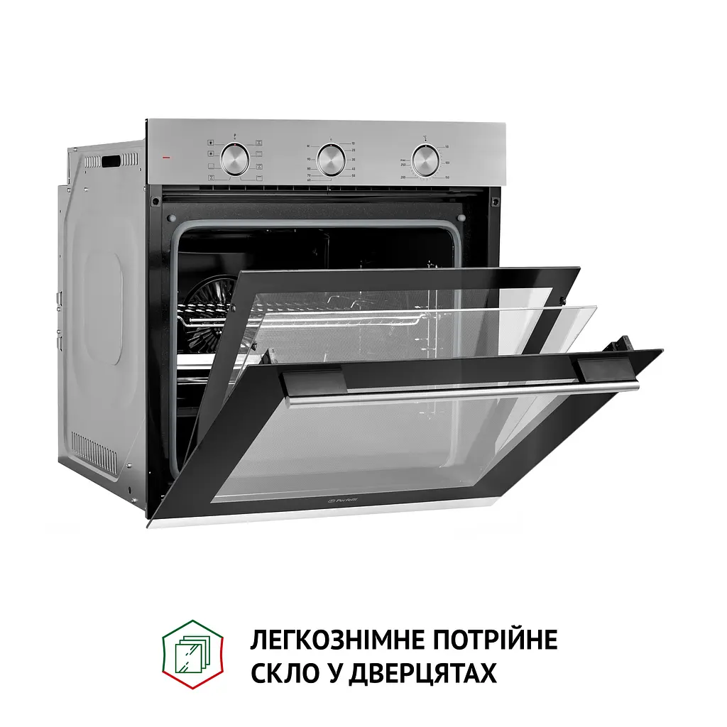 Духова шафа електрична Perfelli DIAMOND 6M8L INOX - фото 4