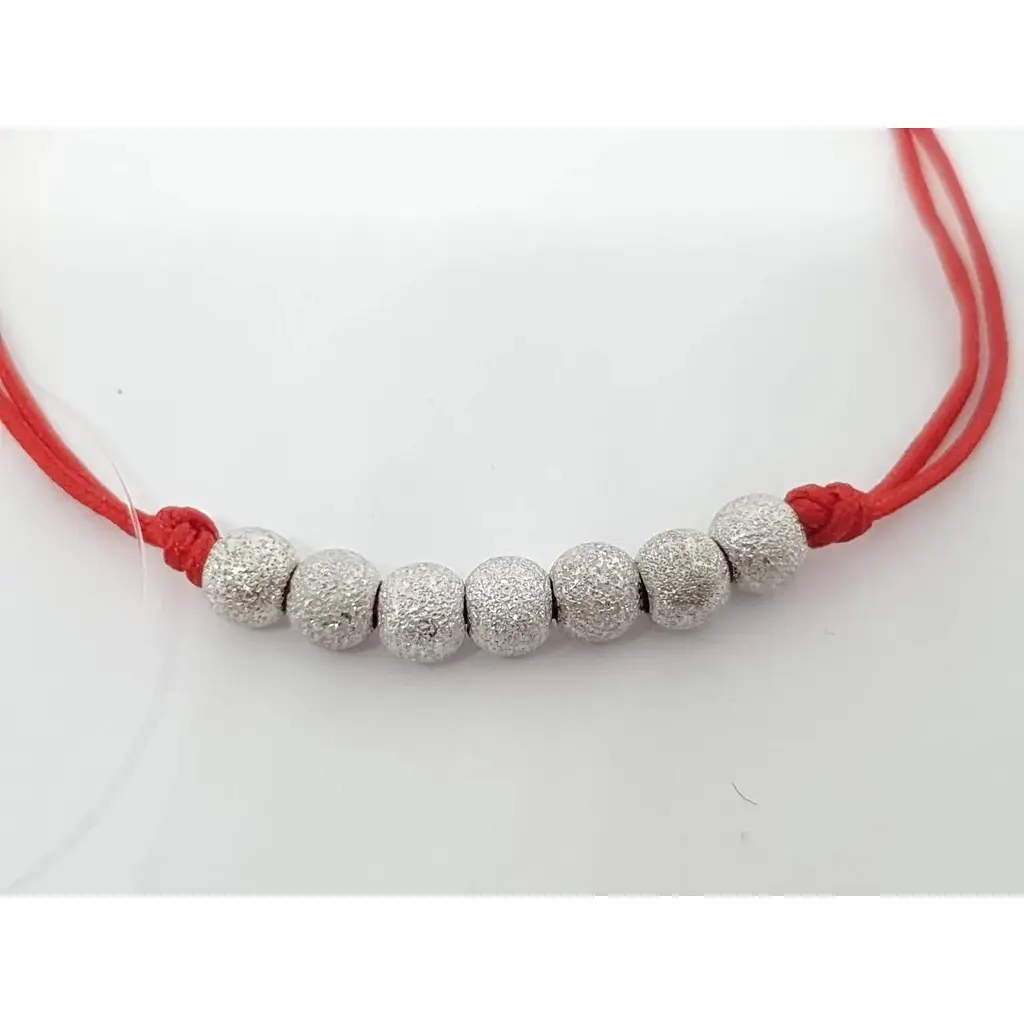 Браслет з текстилю Qvaliz з срібними вставками. 90501237 - фото 2