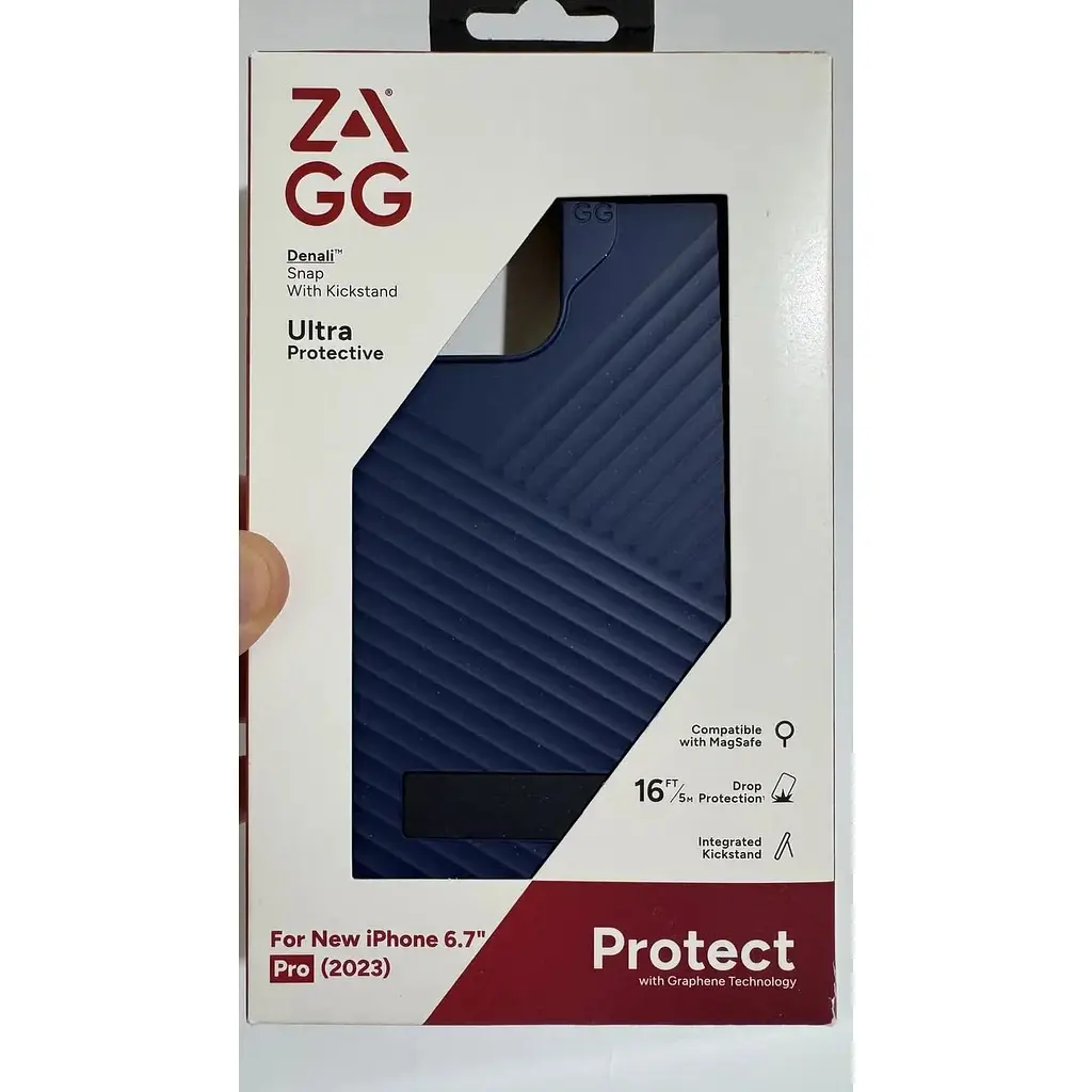 Протиударний чохол Gear4 Denali Snap MagSafe для iPhone 15 Pro Max (6.7") Navy Blue 702312723 - фото 2