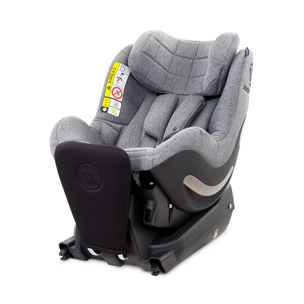 Дитяче автокрісло Avionaut AeroFIX Iso-Fix Grey Melange сіре (AV-350-AF.01) - фото 2