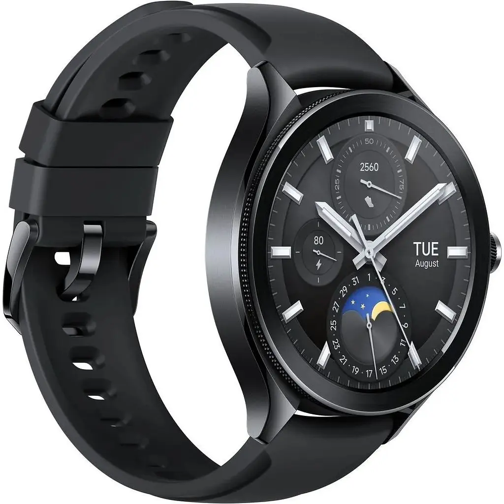 Смарт-годинник Xiaomi Watch 2 Pro Bluetooth Black Case with Black Fluororubber Strap BHR7211GL Black - фото 2