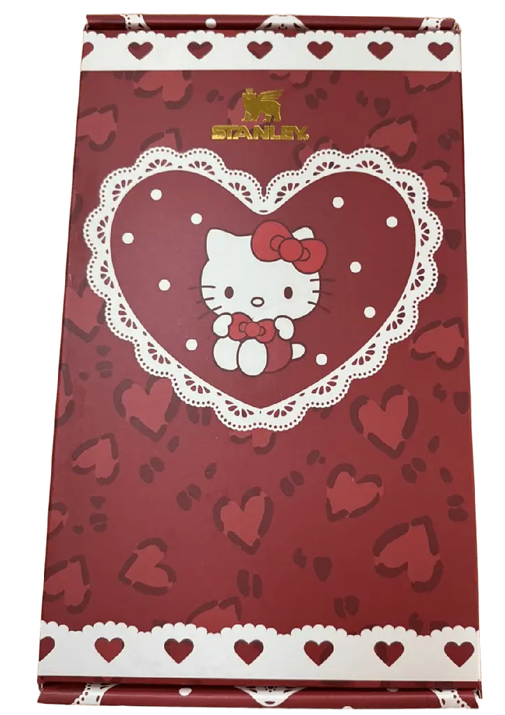 Термос термочашка Stanley Quencher H2.0 Tumbler Світиться у темряві 1,18 л Hello Kitty Love Edition KT7001977 - фото 10