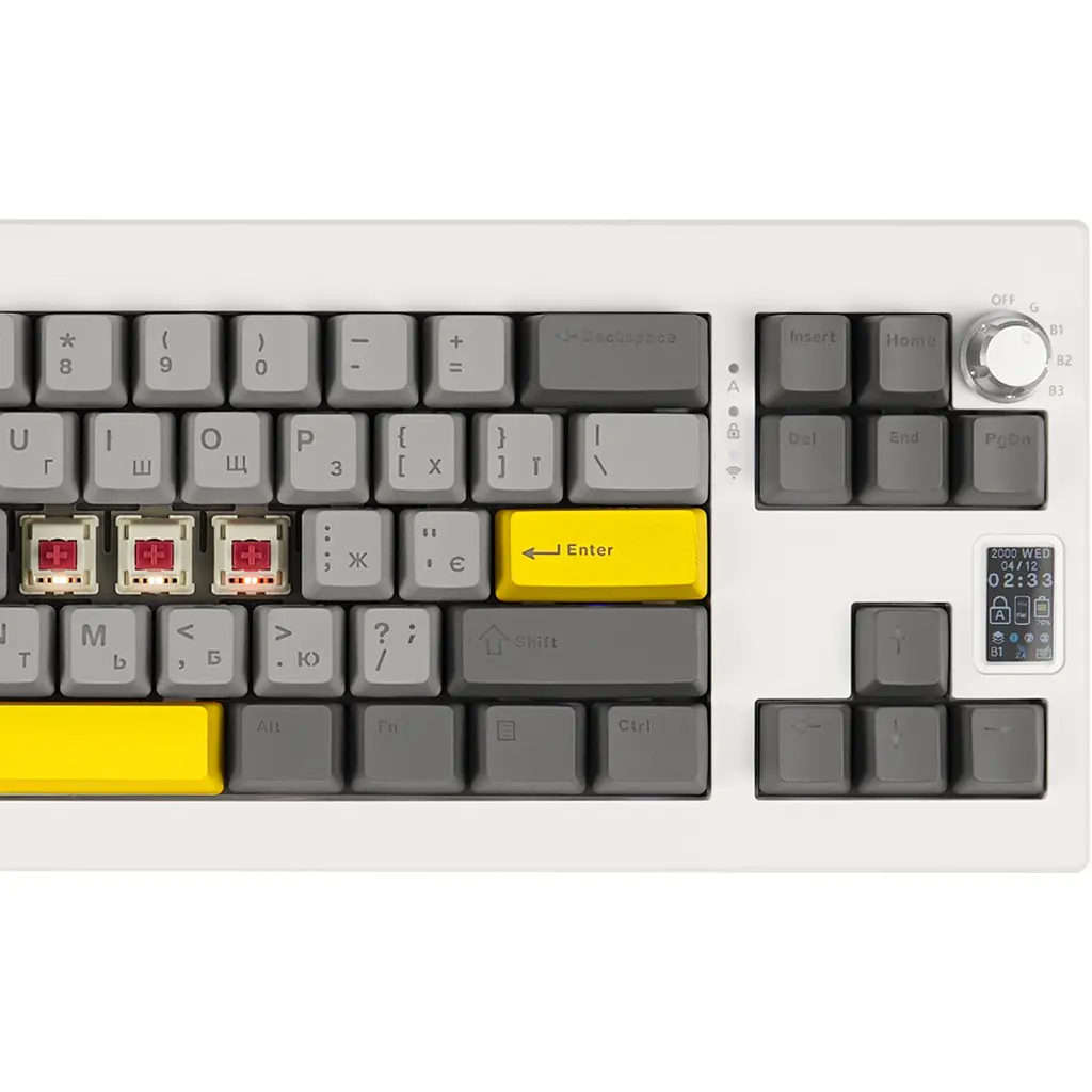 Клавіатура Epomaker Shadow-X Mulan White механічна бездротова (SHX-W-M) - фото 5