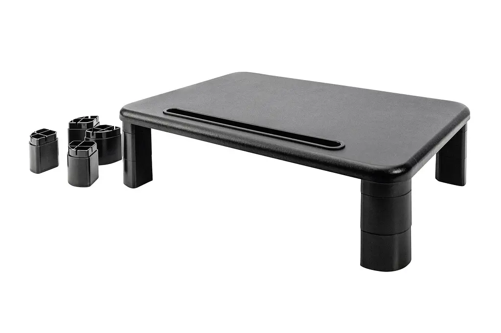 Digitus Підставка для монітора Ergonomic Monitor Riser, до 10кг, чорна - фото 9