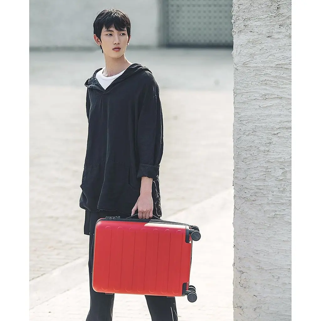 Валіза на Xiaomi Ninetygo Business Travel Luggage 24" 4-х коліщатках 65 л червона (6970055346726) - фото 5