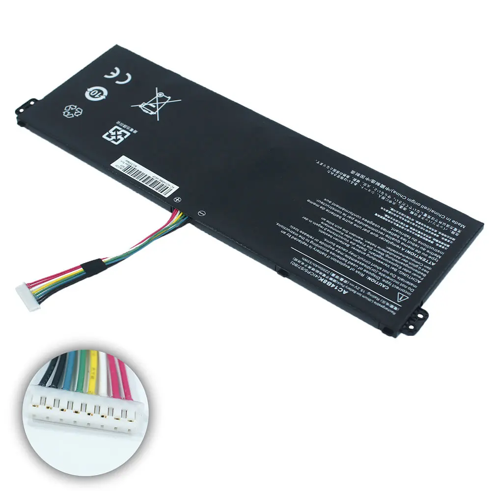 Акумулятор Acer AC14B8K (Aspire E5-771, ES1-511, V3-371 series) 15.2V 2200 mAh, Black - фото 2