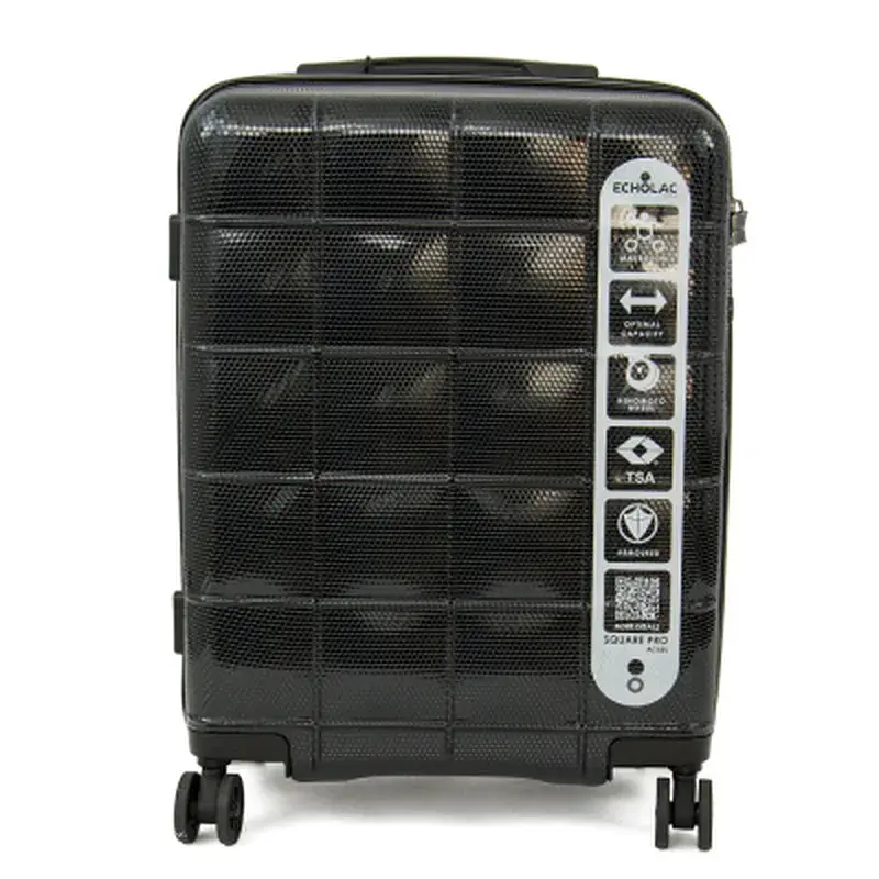 Валіза Echolac Square Pro Black S (EcPC185SA-403-01) - фото 5